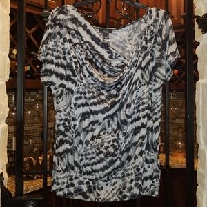 Animal Print Dress Top